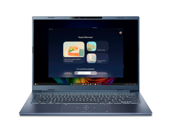 Acer Swift Go 14 AI SFG14-75-97W4 Copilot+ PC Intel Core Ultra 9 288V Laptop 35,6 cm (14") WUXGA 32 GB LPDDR5x-SDRAM 1 TB SSD Wi-Fi 7 (802.11be) Windows 11 Home Tysk Blå