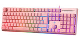 Deltaco Gaming PK75 RGB-tastatur, 105 taster, tysk layout, membrankontakt, USB