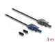 DeLOCK 91022 fiber adapter 1 stk Sort, Grå