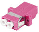 Lanberg FA-LCUP-MD41-0001-VT fiber adapter LC 1 stk Lilla, Hvid