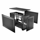 Sharkoon REBEL C20 RGB ITX computeretui Sort