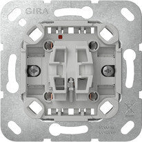 GIRA 312600 elektrisk afbryder Kipafbryder Krom, Grå
