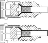Goobay 50738 koaxial kabel 2,5 m F-type Hvid