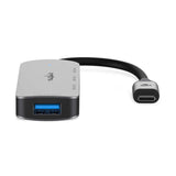 Nedis CCGB64220GY01 interface hub USB 3.2 Gen 1 (3.1 Gen 1) Type-C 5000 Mbit/s Grå