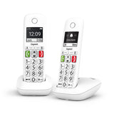Gigaset E290 Duo Analog/DECT-telefon Nummervisning Hvid