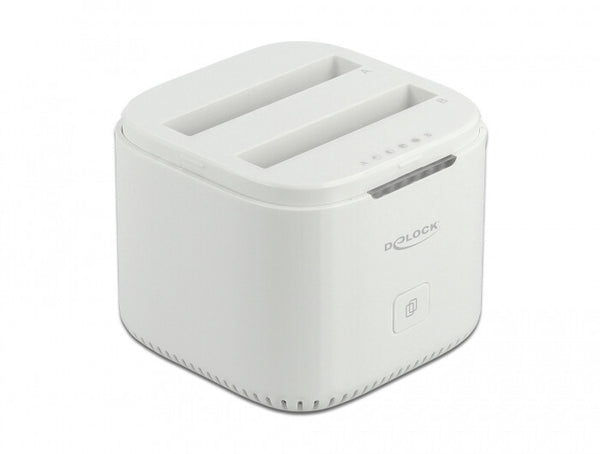 DeLOCK 63084 drev dockingstation USB 3.2 Gen 2 (3.1 Gen 2) Type-C Hvid