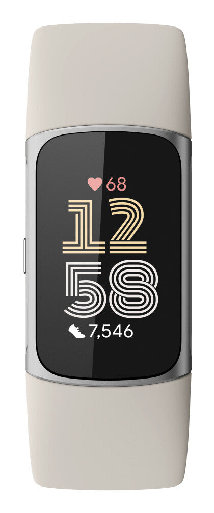 Fitbit Charge 6 AMOLED Aktivitetstracker til håndled Sølv