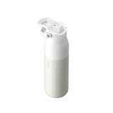 LARQ PureVis 2 Dagligt forbrug, Fitness, Vandring, Sport 1000 ml Rustfrit stål Beige, Hvid