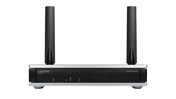 LANCOM 730-4G+ (EU) trådløs router Gigabit Ethernet Sort, Grå