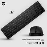 HP Kombination af 650 trådløst tastatur og trådløs mus