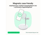 Green Cell MSST-GC-3IN1-B oplader til mobil enhed Hovedtelefoner, Headset, Smartphone, SmartWatch Sort Trådløs opladning Automatisk