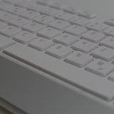 MediaRange MROS106 tastatur Mus inkluderet Hjem RF trådløst QWERTZ Tysk Sølv, Hvid