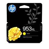 HP Original 953XL-blækpatron med høj kapacitet, gul