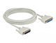 DeLOCK 83214 serielkabel Beige 5 m D-Sub 25 Pin