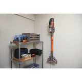 Black & Decker BHFEV182C-QW stav støvsuger & elektrisk kost 2-i-1 stangstøvsuger Batteri Dry Poseløs Orange, Titanium 2 At