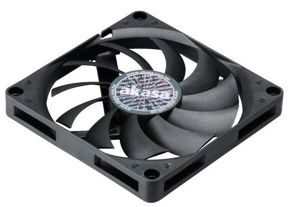Akasa AK-FN076 Computerkølesystem Computerkabinet Ventilator 8 cm Sort