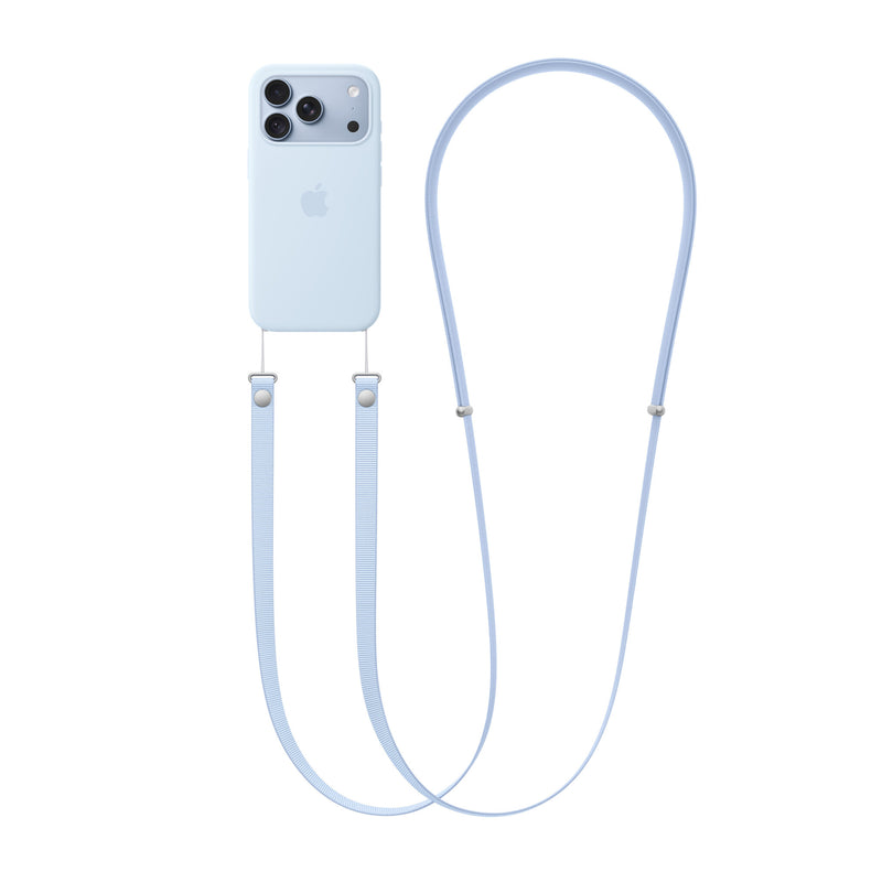 Apple Crossbody-rem – frisk blå