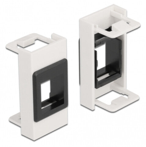 DeLOCK 81354 kontaktplade & kontakthætte Sort, Hvid