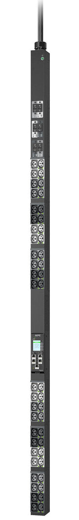 APC NetShelter Rack PDU Advanced Gen 2, Metered Outlet, 3Phase, 22.1kW 400V 32A or 17.3kW 415V 30A, 530P6, 48 Outlet strømforsyningsenhed (PDU) 42 AC stikkontakt(er) 0U Sort