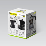 Maestro MR-1667-6 manuel kaffemaskine Espressomaskinesæt 0,3 L Sort