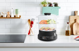 Tefal Minicompact VC139810 dampkoger 2 kurv(e) Fritstående 800 W Sort