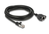 DeLOCK 90776 netværkskabel Sort 2 m Cat6a S/FTP (S-STP)