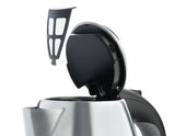WMF Stelio 0413020012 elkedel 1,7 L 2400 W Sort, Rustfrit stål