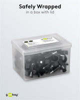 Goobay 64684 kabelholder Sort 100 stk