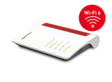 Box FRITZ! 7530 AX trådløs router Gigabit Ethernet Dual-band (2,4 GHz / 5 GHz) Grå, Rød, Hvid