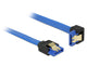 DeLOCK 85093 SATA-kabel 1 m SATA 7-pin Sort, Blå