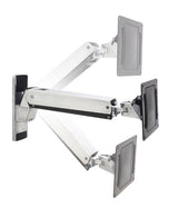 Ergotron Interactive Arm, VHD 152,4 cm (60") Væg Aluminium, Sort