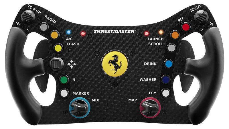 Thrustmaster Ferrari 488 GT3 Wheel Add-On Sort USB Rat Analog/digital PC, Xbox One, Xbox One S, Xbox One X, Xbox Series S, Xbox Series X, PlayStation 4, PlayStation 5