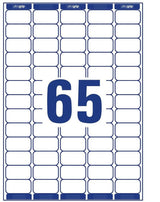 Avery L7651-25 adresse- og postetiket Selvklæbende etiket Hvid