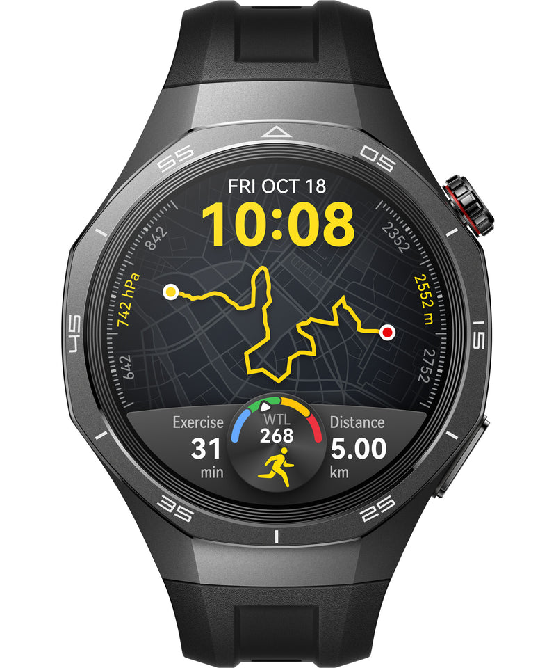 Huawei WATCH GT5 Pro 46mm 3,63 cm (1.43") AMOLED Digital 466 x 466 pixel Sort GPS (satellit)