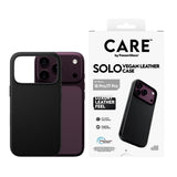 PanzerGlass CARE™ by ® Solo Vegan Leather Case Sort m. MagSafe iPhone 18 Pro | 17 Pro
