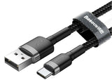 Baseus Cafule USB-kabel USB 2.0 0,5 m USB A USB C 0,48 Gbit/sek. Sort