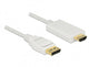 DeLOCK 83818 videokabel adapter 2 m DisplayPort HDMI Hvid