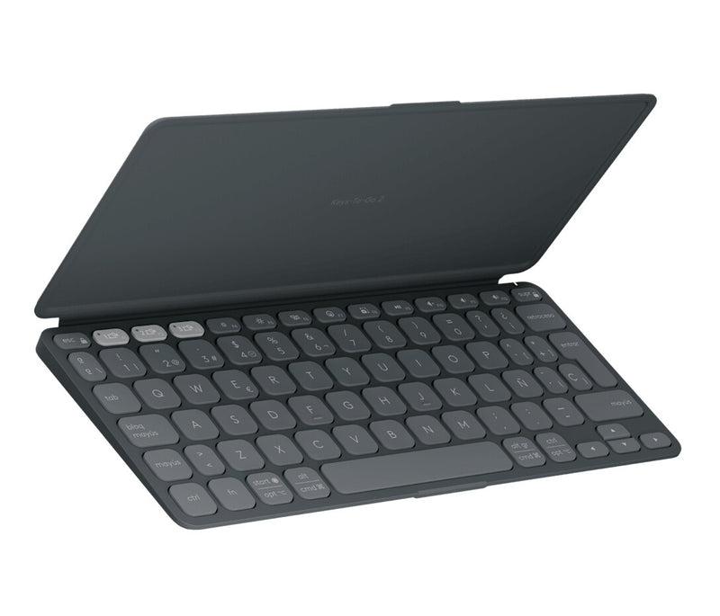 Logitech Keys-To-Go 2 QWERTZ Tysk Bluetooth Grafit
