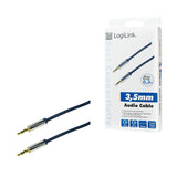 LogiLink 3.5mm - 3.5mm 0.3m lydkabel 0,3 m Blå