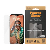 PanzerGlass ® Skærmbeskyttelse iPhone 15 Pro Max | Classic Fit