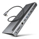 Axagon HMC-4KX3 dockingstation Ledningsført USB 3.2 Gen 1 (3.1 Gen 1) Type-C Grå