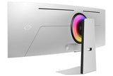 Samsung G95SC computerskærm 124,5 cm (49") 5120 x 1440 pixel Dual QHD OLED Sølv