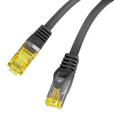 Lanberg PCF6A-10CU netværkskabel Sort 0,25 m Cat6a S/FTP (S-STP)