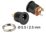 DeLOCK 65690 strømstik Sort