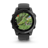 Garmin Fenix E 3,3 cm (1.3") AMOLED 47 mm Digital 416 x 416 pixel Berøringsskærm Sort Wi-Fi GPS (satellit)