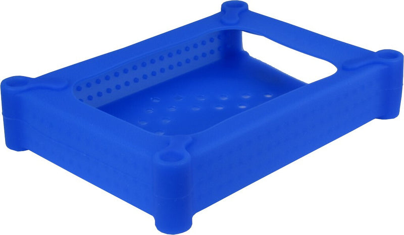 Inter-Tech 88885385 etui til drev Cover Silikone Blå