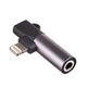 Akyga AK-AD-63 kabel kønsskifter Lightning Jack Sort