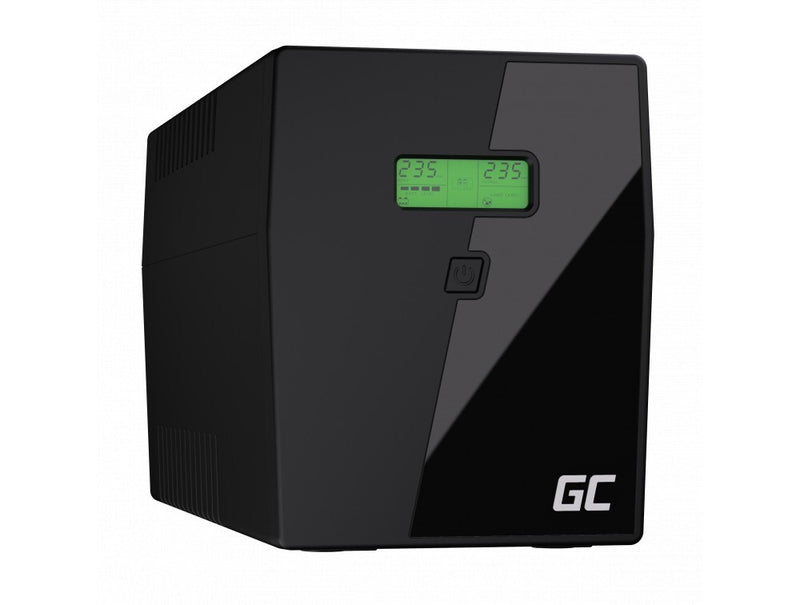 Green Cell UPS09 UPS-enhed Interaktivt indgangsstik 3 kVA 1400 W 5 AC stikkontakt(er)