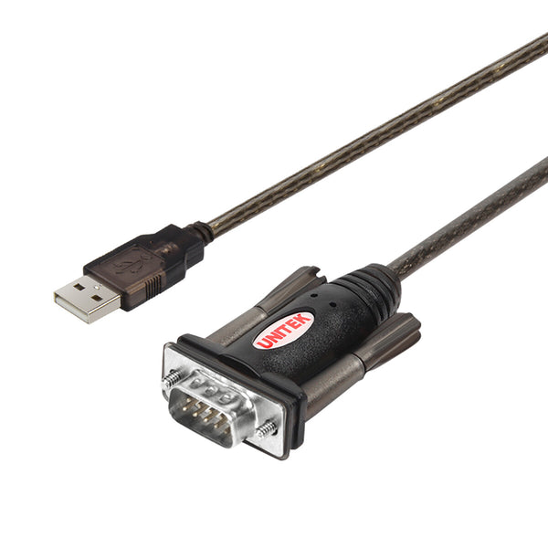 UNITEK Y-105 serielkabel Sort 1,5 m USB Type-A DB-9