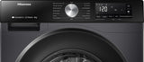 Hisense WF3S8043BB3 vaskemaskine Front-læsning 8 kg 1400 rpm Sort